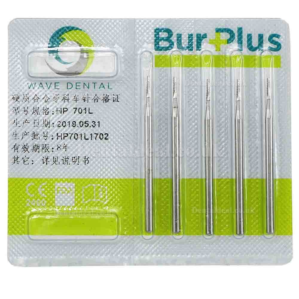 thumbnail interactive-video image 1 of Wave Dental Carbide Burs HP – 702, 703, 703L – For Straight Handpiece, Fissure Cut 1 of 2